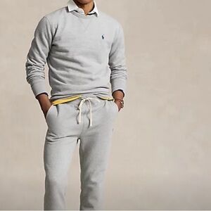 Polo by Ralph Lauren Gray RL Fleece Sweatshirt
